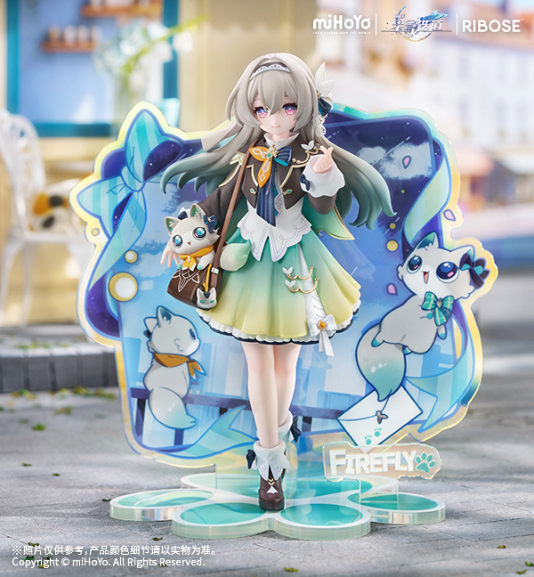 RISE UP+系列 崩坏：星穹铁道 小不点猫猫系列手办 流萤 Ver.